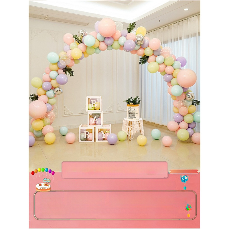 Lateksna balonska arkadna kolona, oblik vanzemaljca, marka Quiet, bez logotipa, tip balona: latex