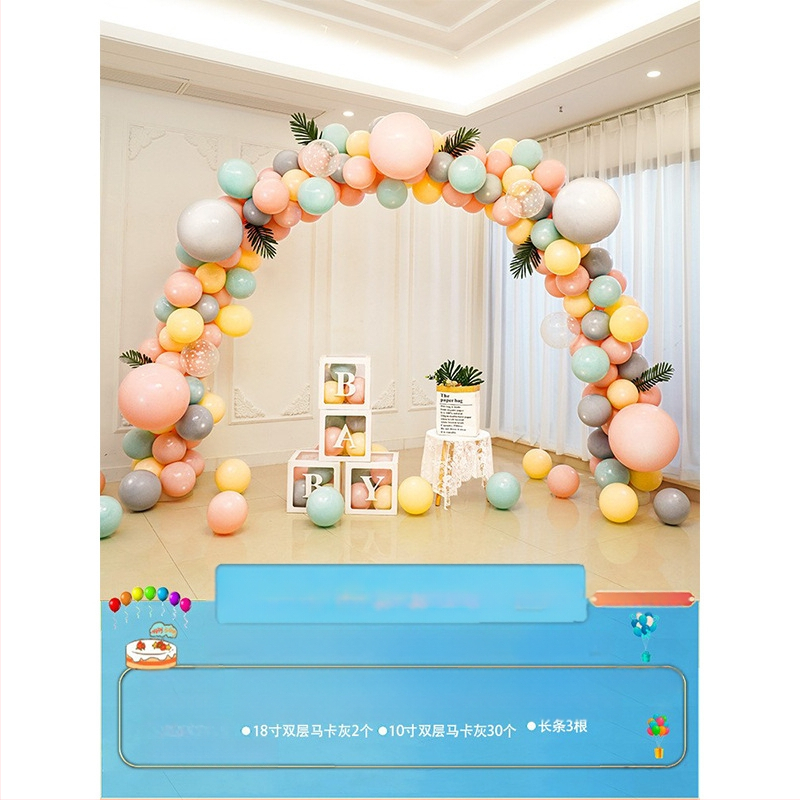 Lateksna balonska arkadna kolona, oblik vanzemaljca, marka Quiet, bez logotipa, tip balona: latex