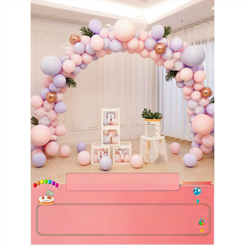 Lateksna balonska arkadna kolona, oblik vanzemaljca, marka Quiet, bez logotipa, tip balona: latex