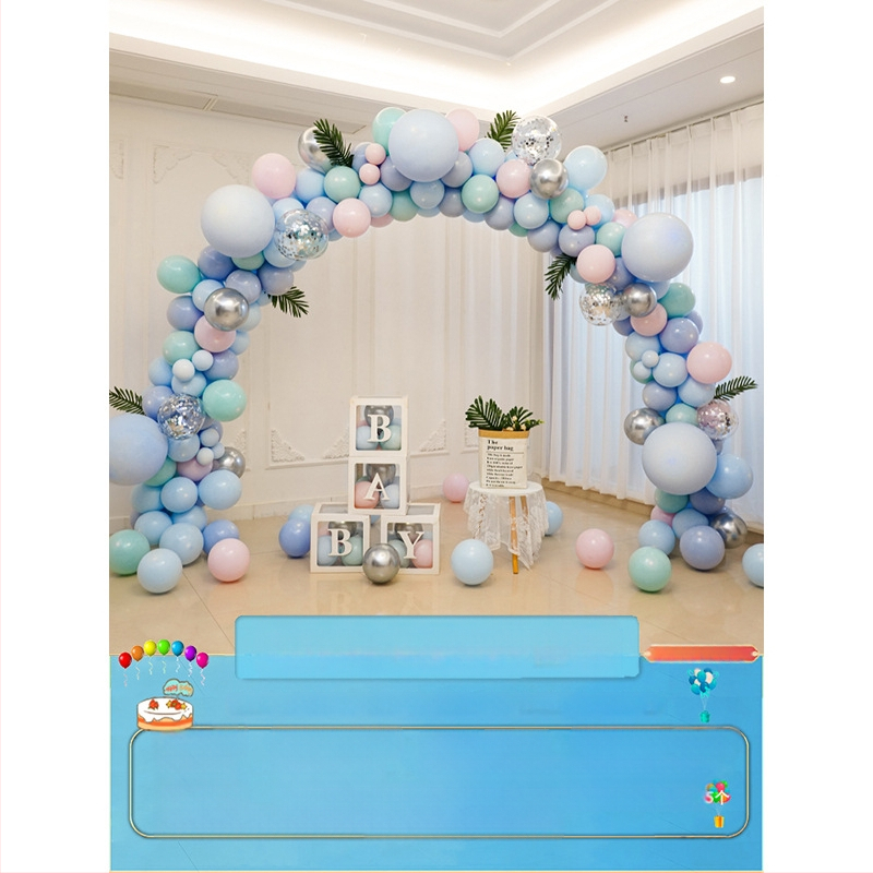 Lateksna balonska arkadna kolona, oblik vanzemaljca, marka Quiet, bez logotipa, tip balona: latex