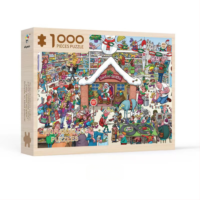 Plokščias popieriaus dėlionė, 24 dėžučių atskaitymas, vienos funkcijos žaislas 15-35 metų