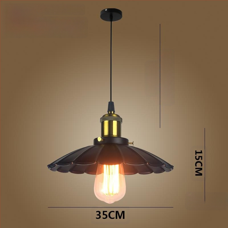 Željezni luster s LED svjetlom, jedne glave, pogodan za hodnik i restoran