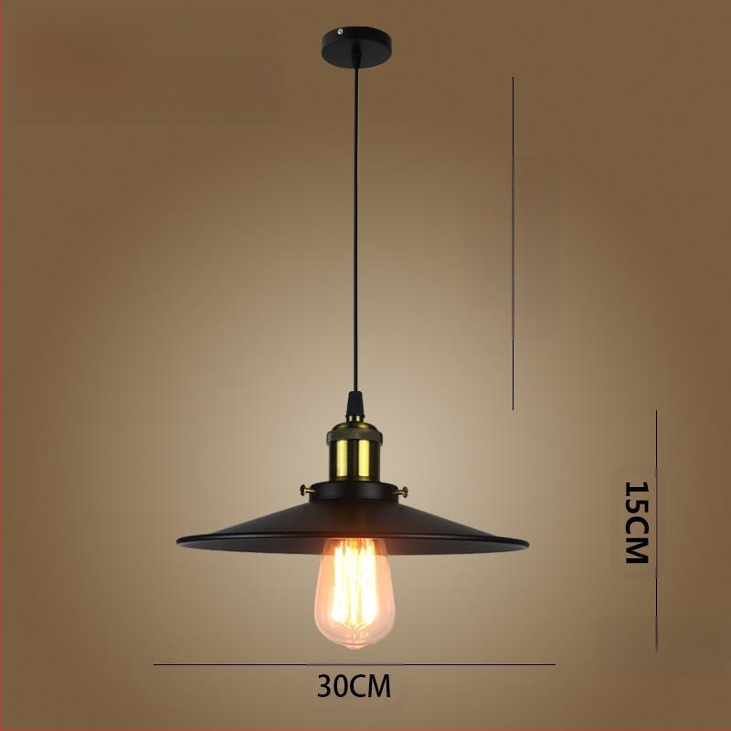 Željezni luster s LED svjetlom, jedne glave, pogodan za hodnik i restoran