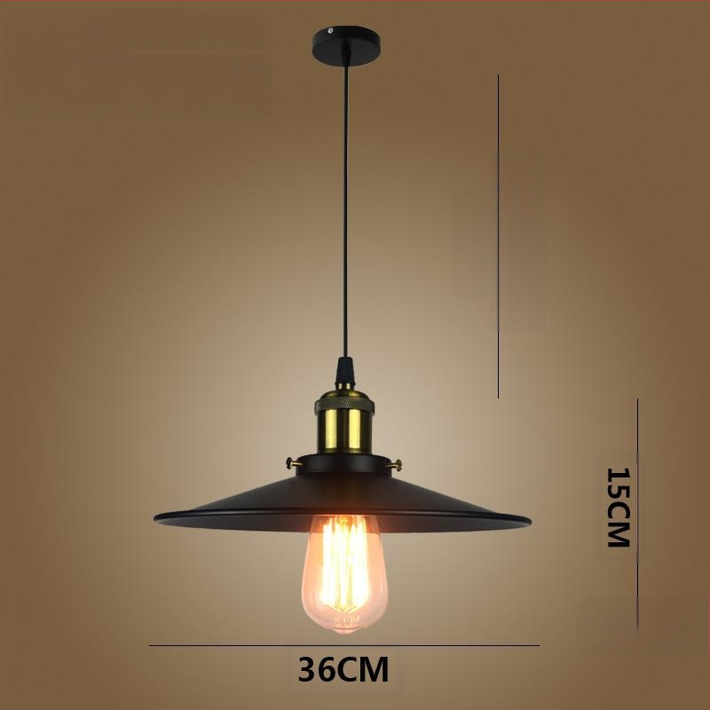 Željezni luster s LED svjetlom, jedne glave, pogodan za hodnik i restoran