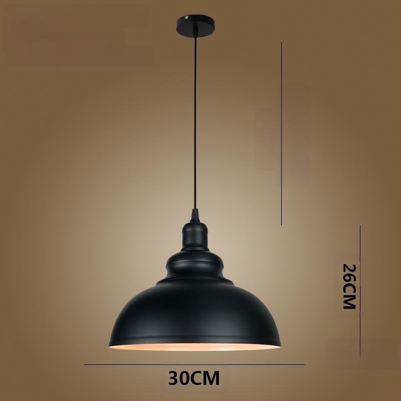 Željezni luster s LED svjetlom, jedne glave, pogodan za hodnik i restoran