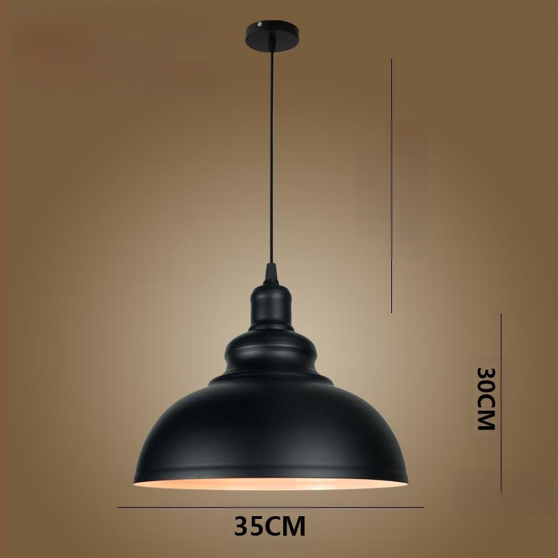 Željezni luster s LED svjetlom, jedne glave, pogodan za hodnik i restoran