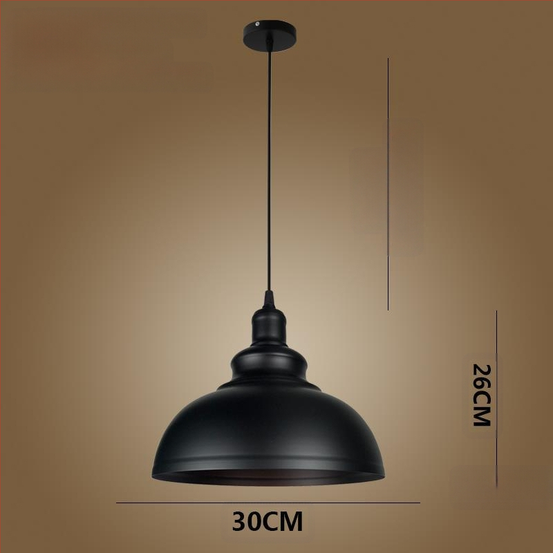 Željezni luster s LED svjetlom, jedne glave, pogodan za hodnik i restoran