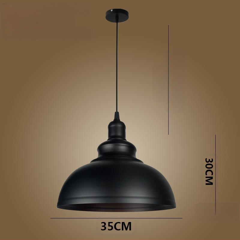 Željezni luster s LED svjetlom, jedne glave, pogodan za hodnik i restoran