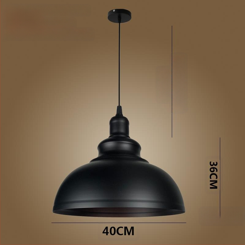 Željezni luster s LED svjetlom, jedne glave, pogodan za hodnik i restoran