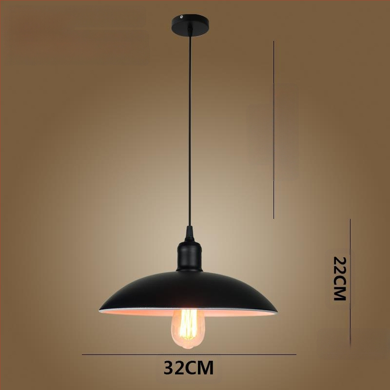 Željezni luster s LED svjetlom, jedne glave, pogodan za hodnik i restoran