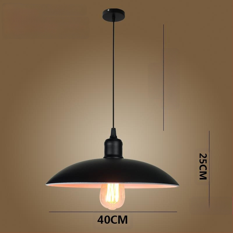 Željezni luster s LED svjetlom, jedne glave, pogodan za hodnik i restoran