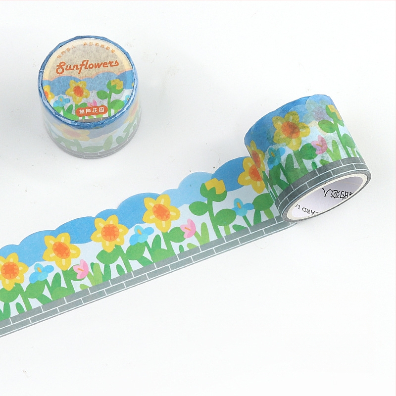 Letter of Lovers washi lente - Sea Breeze Island Drift Series, garums 3 m, platums 30 mm, biezums 0,04 mm