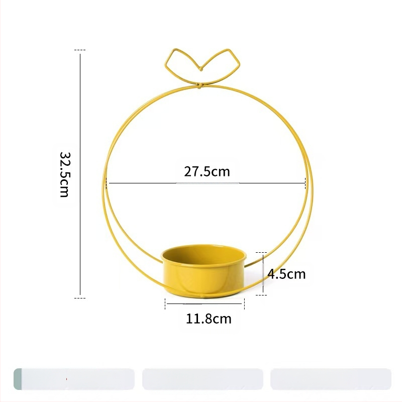 Metalni koš za cvijeće, umjetnost željeza, skandinavski minimalistički stil, za stolni, podni ili viseći prikaz