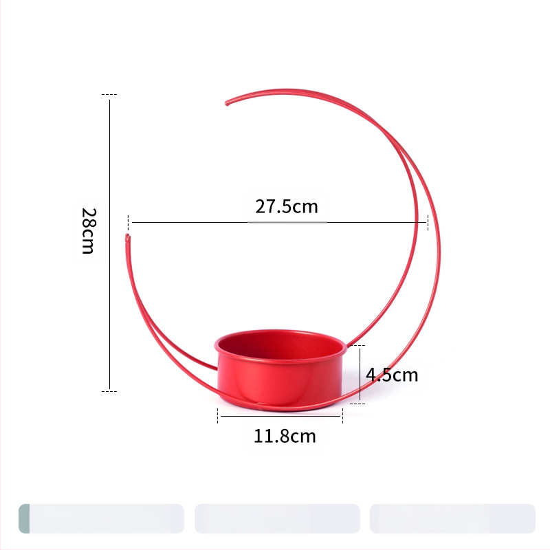 Metalni koš za cvijeće, umjetnost željeza, skandinavski minimalistički stil, za stolni, podni ili viseći prikaz