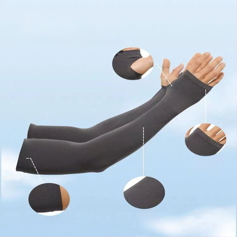 Išorinės saulės apsaugos rankovės vyrams, nailono audinio, tinkamos dviračiams ir vairavimui