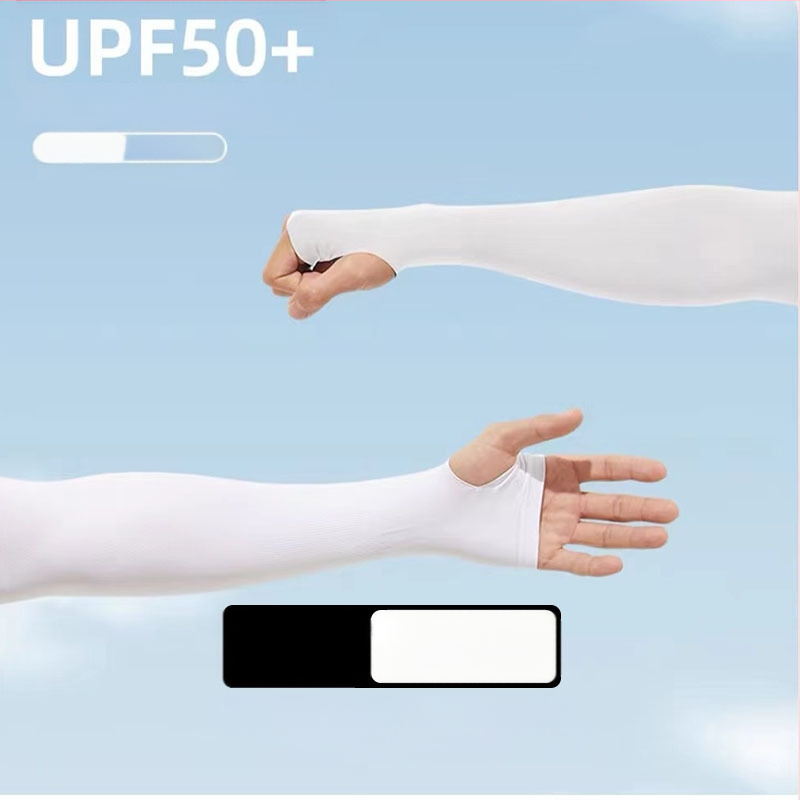 Išorinės saulės apsaugos rankovės vyrams, nailono audinio, tinkamos dviračiams ir vairavimui