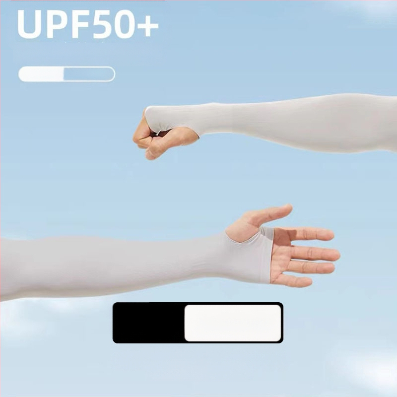 Išorinės saulės apsaugos rankovės vyrams, nailono audinio, tinkamos dviračiams ir vairavimui