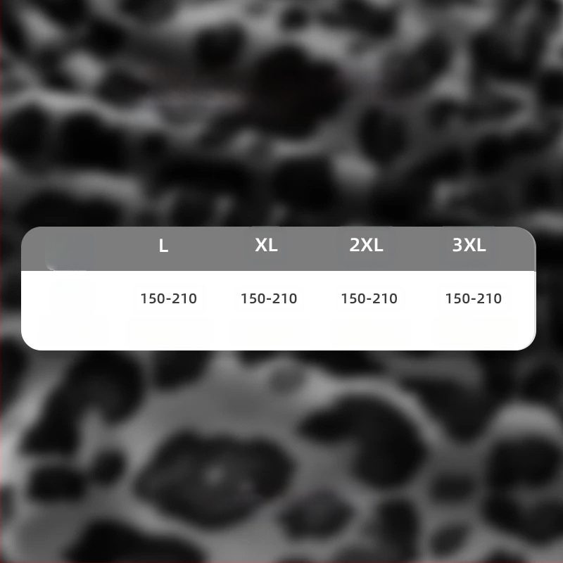 Vīriešu nakts šorti ar leoparda printu, ātri žūstoši, poliestera adījums, 80–90% poliesters, vidējā josta