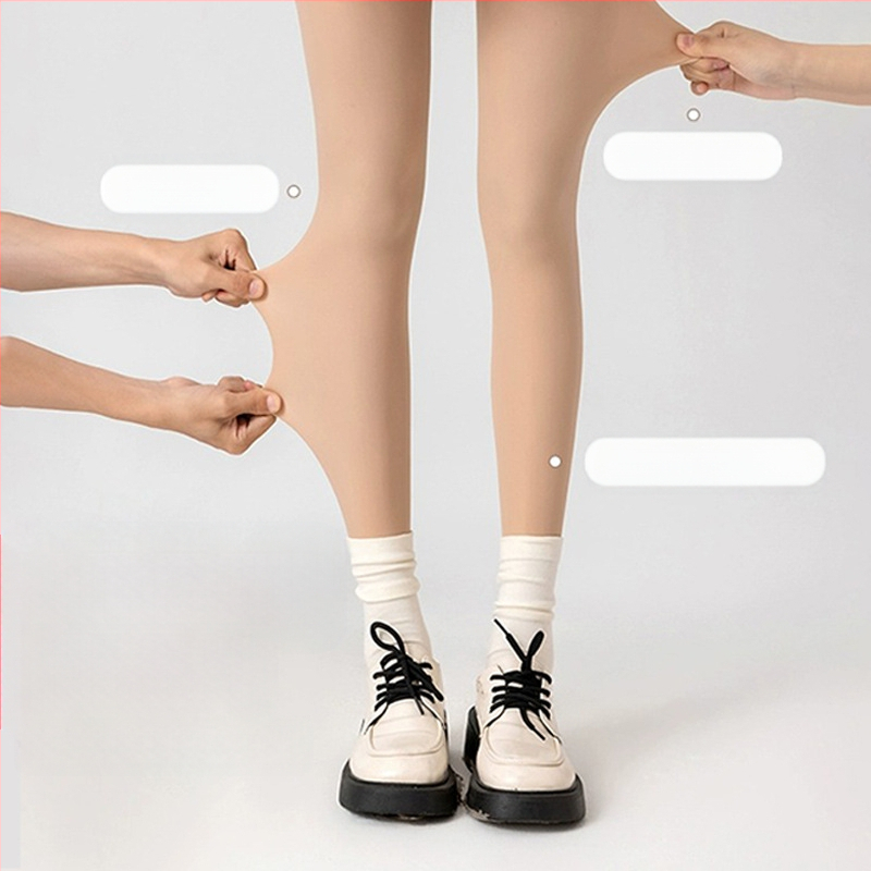 Nailono–spandekso audinys su stora fleece viduje, aukštas elastumas, siauras siluetas, vientisas raštas, rudens–žiemos 2024