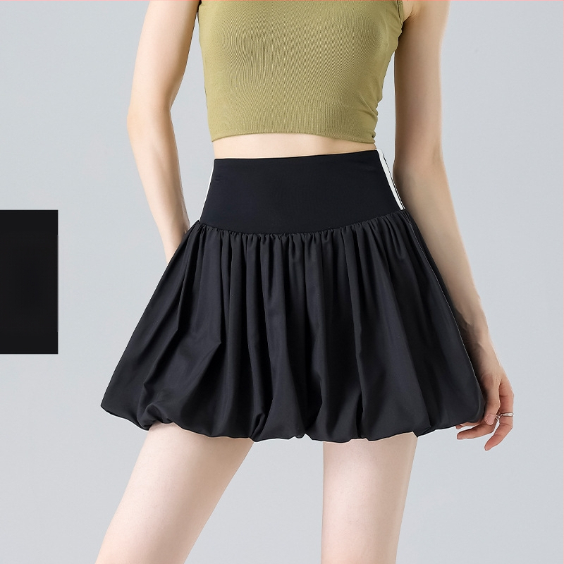 Φούστα με ψηλή μέση σε στυλ ανθοφόρων μπουτόν για γκολφ και τένις – ελαστικό ύφασμα, καλοκαιρινή χρήση, 2025