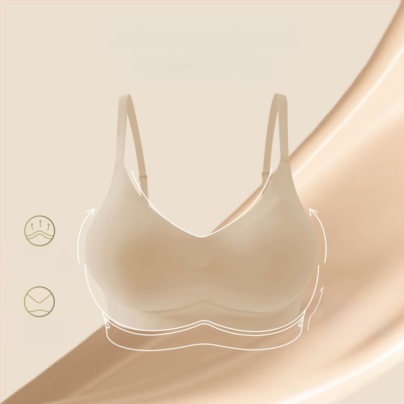 Bevielė Push-Up liemenėlė — audinys: nailonas; įdėklas: nailonas; plonos formos kaušės; fiksuoti dvigubi petnešėliai; nugaros užsegimas su keturiais kabliukais