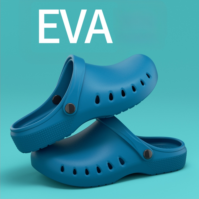 Vyriski EVA sandalai, kvėpuojantys, neslidūs, arkines piršto formos, platus kulnas 3,5 cm ir daugiau, vasaros laisvalaikiui