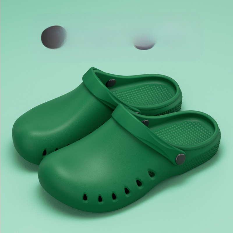 Vyriski EVA sandalai, kvėpuojantys, neslidūs, arkines piršto formos, platus kulnas 3,5 cm ir daugiau, vasaros laisvalaikiui