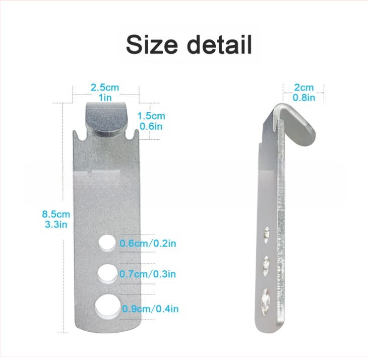 BY-90 čelični uvijač za žicu za ogradu s T-stupnjem – alat za napinjanje žice za svakodnevnu upotrebu u vrtu i šumi, 50 g