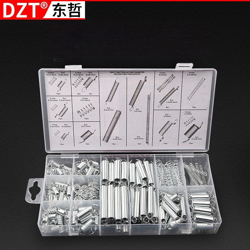 Σετ κυλινδρικών ελατηρίων συμπίεσης, 200 τεμάχια, για ποδήλατα, κλειδαριές, αυτοκίνητα, ηλεκτρονικά και εξοπλισμό