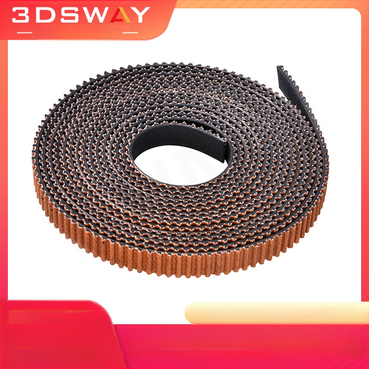 GT2 sinchronizavimo diržas 3D spausdintuvams – PU sustiprinta plieno viela, 2GT žingsnis, 3dsway