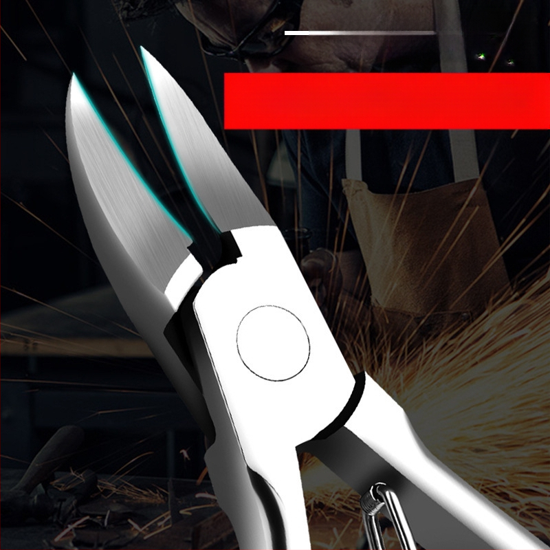 Kliešte na nechty z nehrdzavejúcej ocele, prenášateľné pedikúrne nástroje s drážkou na necht a viacúčelové pinzety