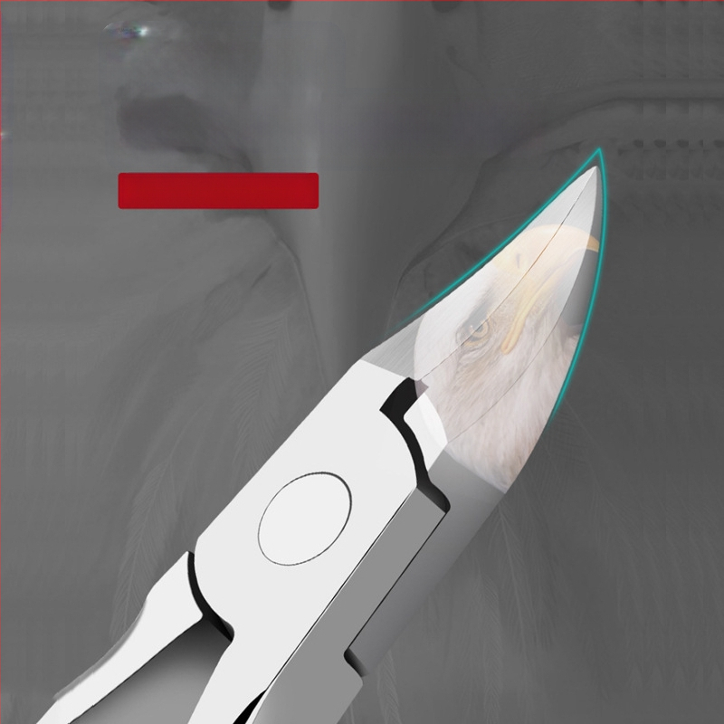 Kliešte na nechty z nehrdzavejúcej ocele, prenášateľné pedikúrne nástroje s drážkou na necht a viacúčelové pinzety