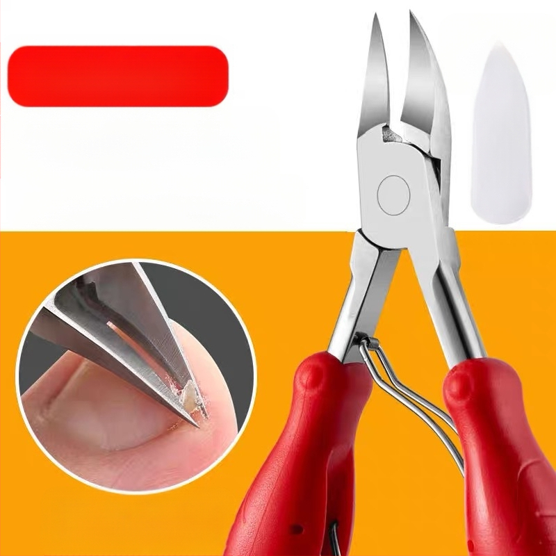 Klešta za nokte s plastičnim držalom i nehrđajućim čeljustima, kućna upotreba, podrijetlo Guangdong, domaća marka, nije uvezeno