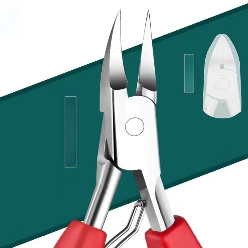 Klešta za nokte s plastičnim držalom i nehrđajućim čeljustima, kućna upotreba, podrijetlo Guangdong, domaća marka, nije uvezeno