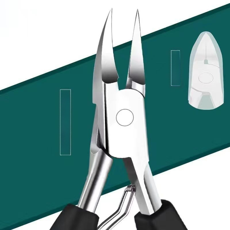 Klešta za nokte s plastičnim držalom i nehrđajućim čeljustima, kućna upotreba, podrijetlo Guangdong, domaća marka, nije uvezeno