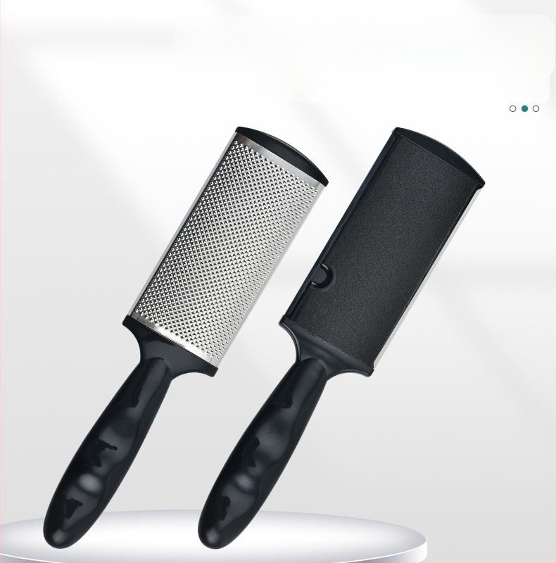 Baifei εργαλείο περιποίησης ποδιών από ανοξείδωτο ατσάλι και πλαστικό για απομάκρυνση νεκρού δέρματος, οβάλ σχήματος πέλματος, βάρος 95 g, συσκευασία 300 τεμάχια, διατίθεται ιδιωτική ετικέτα