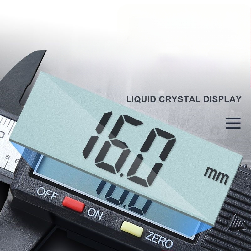 Vernier kalipras namų naudojimui, kompaktiškas jade apyrankės matavimo įrankis, plastmasinis korpusas