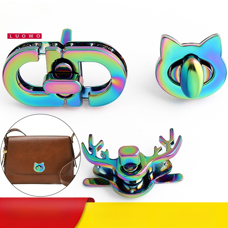 Κλειδαριά στροφής με κεφαλή γάτας, κράμα ψευδάργύρου, ηλεκτροχρωμιωμένη επιφάνεια, ανθεκτική στο ξεθώριασμα, δεύτερη γενιά – Αξεσουάρ βαλίτσας