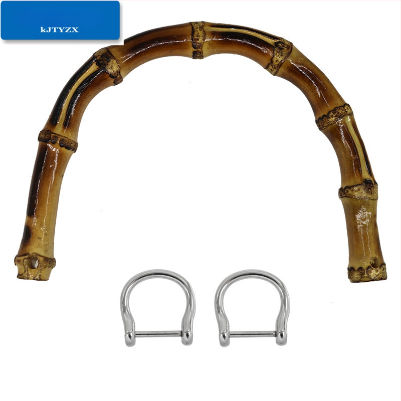 Koujin bambusinė rankena, geležies konstrukcija, bagažo priedai, bambuko sujungimo dizainas