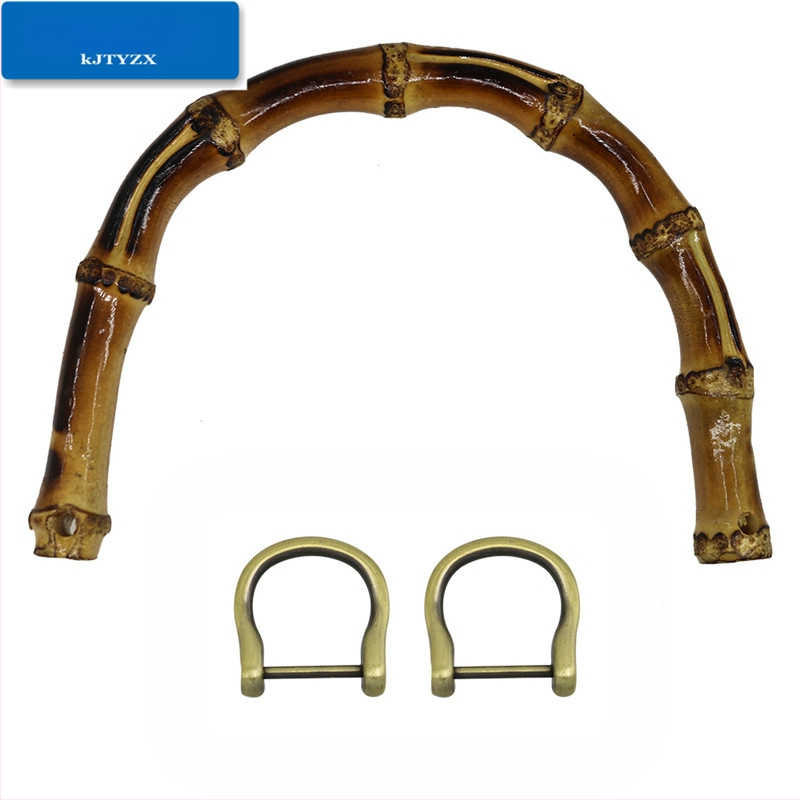 Koujin bambusinė rankena, geležies konstrukcija, bagažo priedai, bambuko sujungimo dizainas