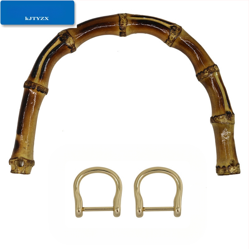 Koujin bambusinė rankena, geležies konstrukcija, bagažo priedai, bambuko sujungimo dizainas