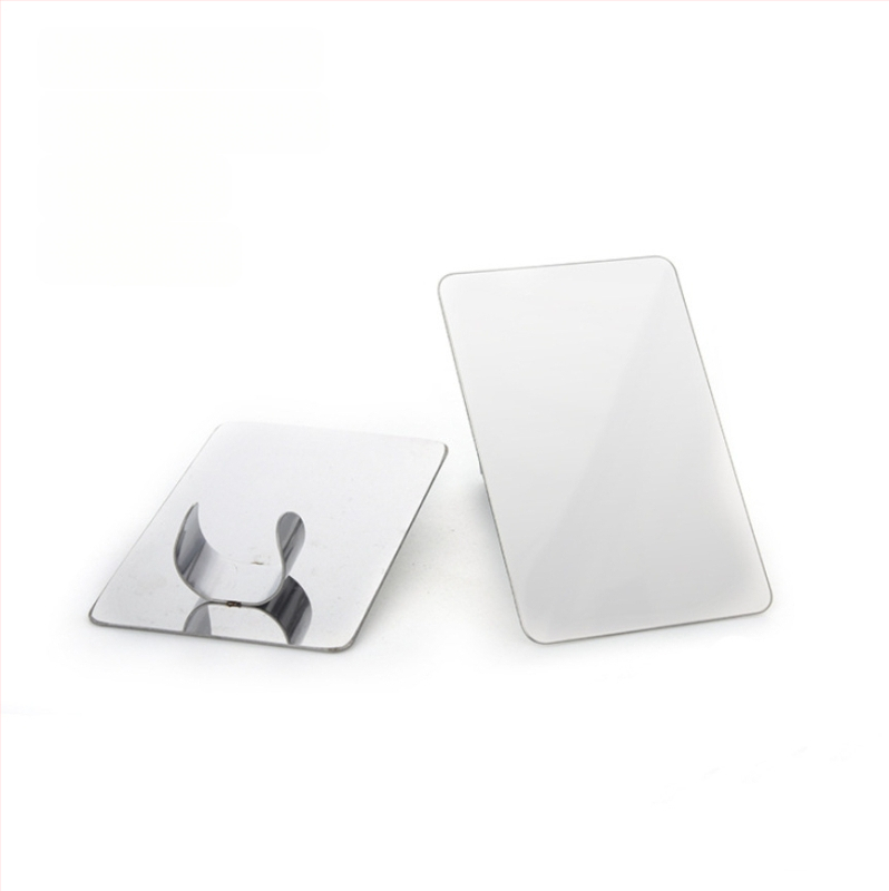 Nerūdijančio plieno makiažo pagrindo špachtelė – profesionalus įrankis makiažui, neabsorbuoja pudros, dažų maišymo lazdelė ir paletės šepetėlis