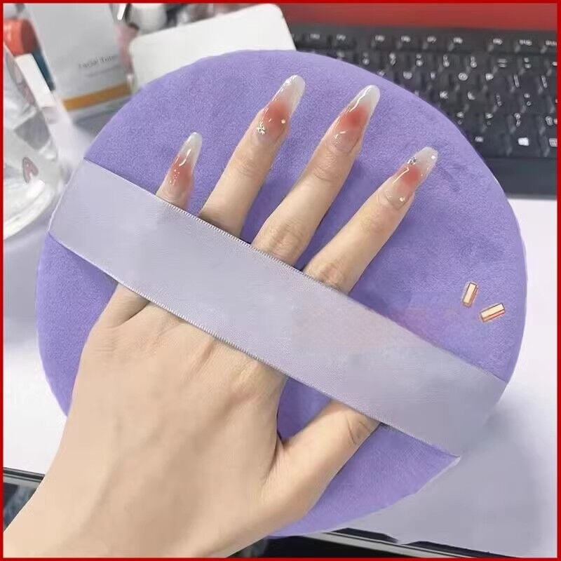 Chun Guiren Sausas Pudrų Pūfas, Medžiaga: Kempinė, Apvali Forma