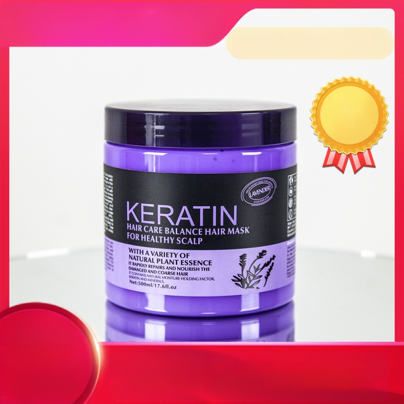 Plaukų kaukė su levandomis ir Brazilijos riešutais, gėlių kvapas, drėkinanti, prieš pleiskanojimą, spalvos apsauga po dažymo