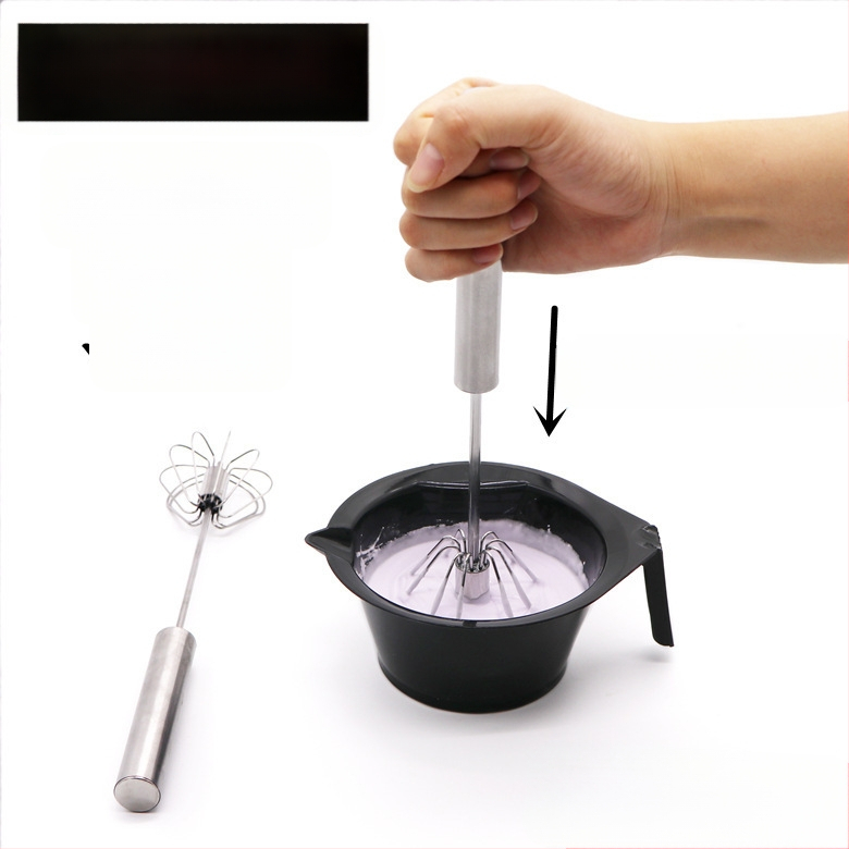 Poluautomatski miješac za bojanje kose za salon i kućnu upotrebu, alat za miješanje krema za bojanje, štapić za miješanje boja