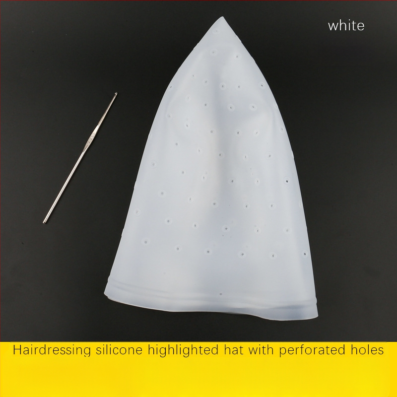 Силиконова шапка за боядисване на коса – дизайн с една дупка и кръгъл отвор; хайлайт капа; марка New Public Dew; произход: Гуанджоу