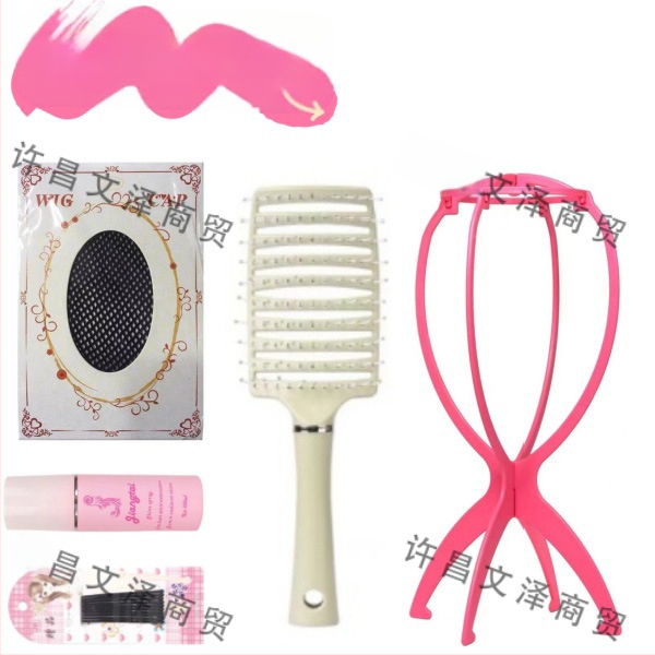 Γυναικεία περούκα με φυσικό βλέμμα, κοντή κατσαρή μπούκλα σε κυματοειδή μορφή, ίνες ανθεκτικές σε υψηλή θερμοκρασία, μηχανική επεξεργασία, όχι βαφή με ζεστό χρώμα, αφέλειες: ευθείες ή κεκλιμένες