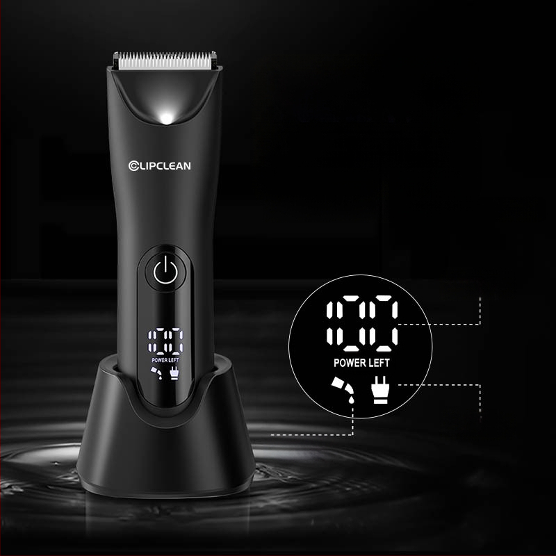 CDH013 USB elektriskais ķermeņa skuveklis ar keramisko griešanas galvu, bezkontakta motors, mitrai un sausai lietošanai, pilnībā mazgājams visā ķermenī