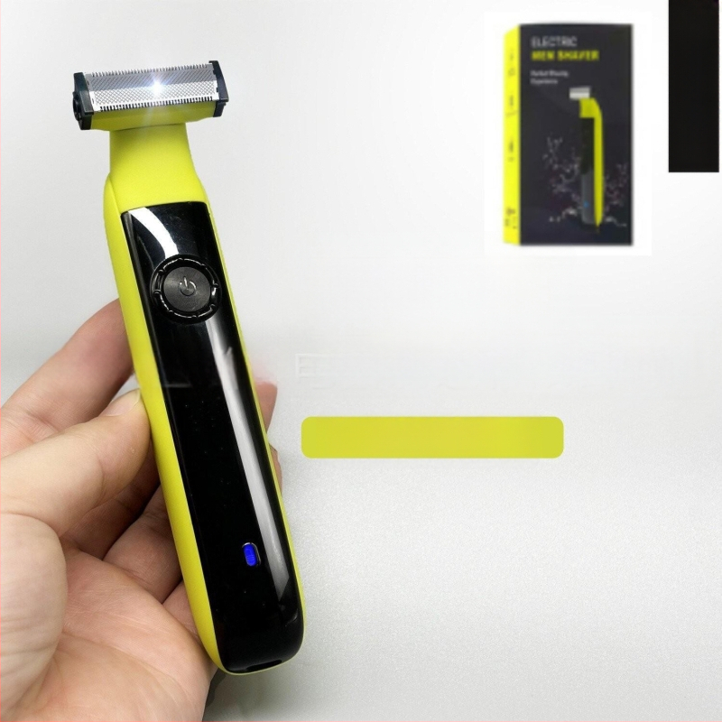 Elektriskais ķermeņa skuveklis visam ķermenim, USB uzlāde, pilnīgi mazgājams, divpusējie asmeņi no smalka tērauda