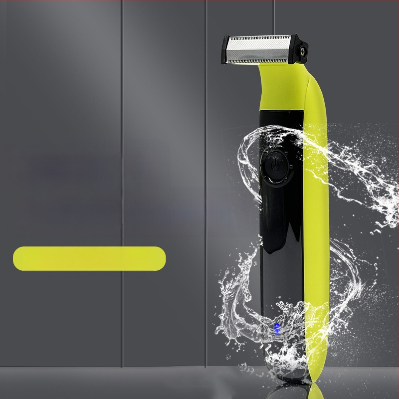 Elektriskais ķermeņa skuveklis visam ķermenim, USB uzlāde, pilnīgi mazgājams, divpusējie asmeņi no smalka tērauda